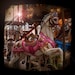 Carousel photo, Paris carousel photograph, carousel art, Fine art photography, Merry-go-round ttv, carnival, Paris, France, dark
