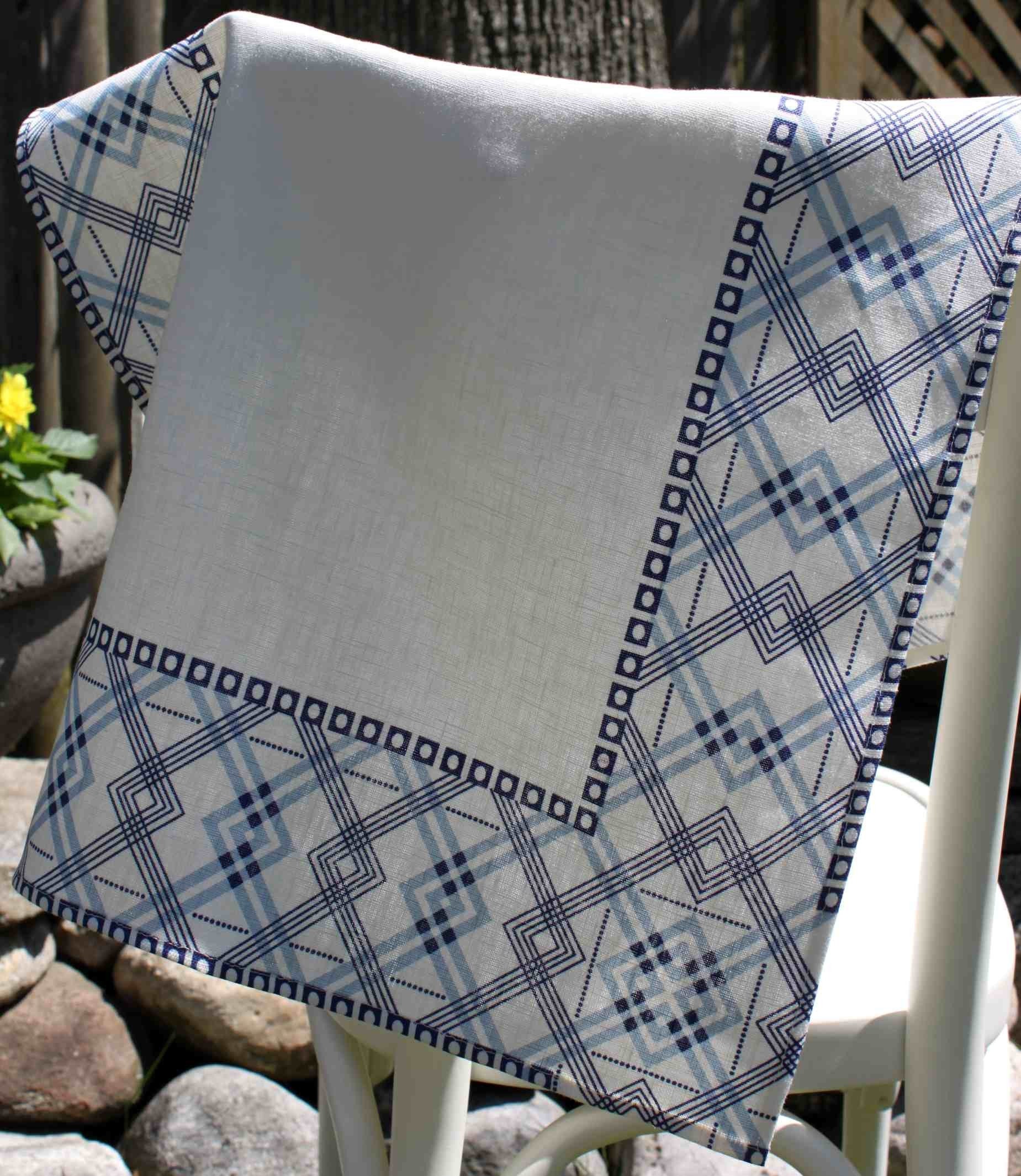Blue Handkerchief Tea Towel