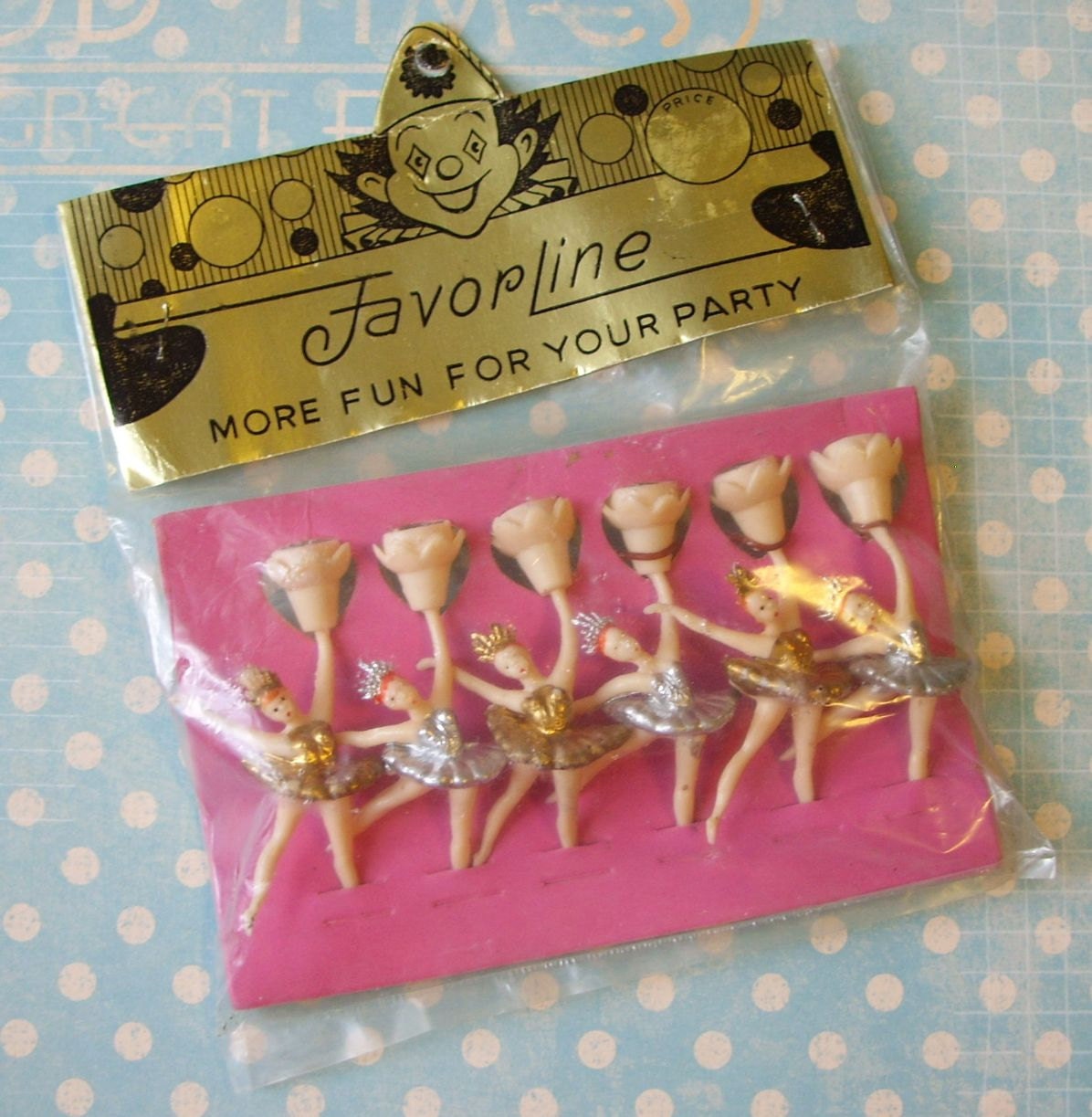 Vintage Ballerina Candle Holders Cake by TinselandTrinkets