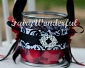 New Flower Girl Pail........a new twist on the classic Flower Girl basket......also use this ail for your keepsakes from your special Wedding Day........a NEW design from FairyWonderful