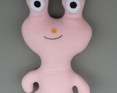 Snuggle Monster - Jeckie (Pink Fleece Stuffed Animal)