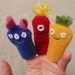 3 Monster Finger Puppets