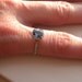 Blue Cushion Sapphire and Diamond Halo Custom Setting