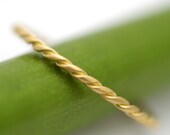 Yellow Gold Twist- 18k band