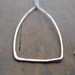 sterling silver necklace. simple geometric necklace. modern necklace. splurge.