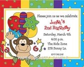 Monkey Birthday Invitations Il_170x135