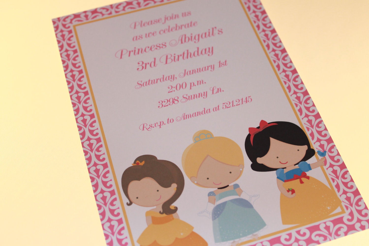 Princess Birthday Invitations Il_170x135