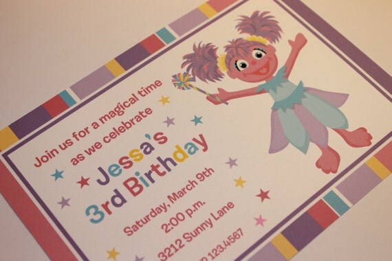 Abby Cadabby Birthday Invitations Il_570xn