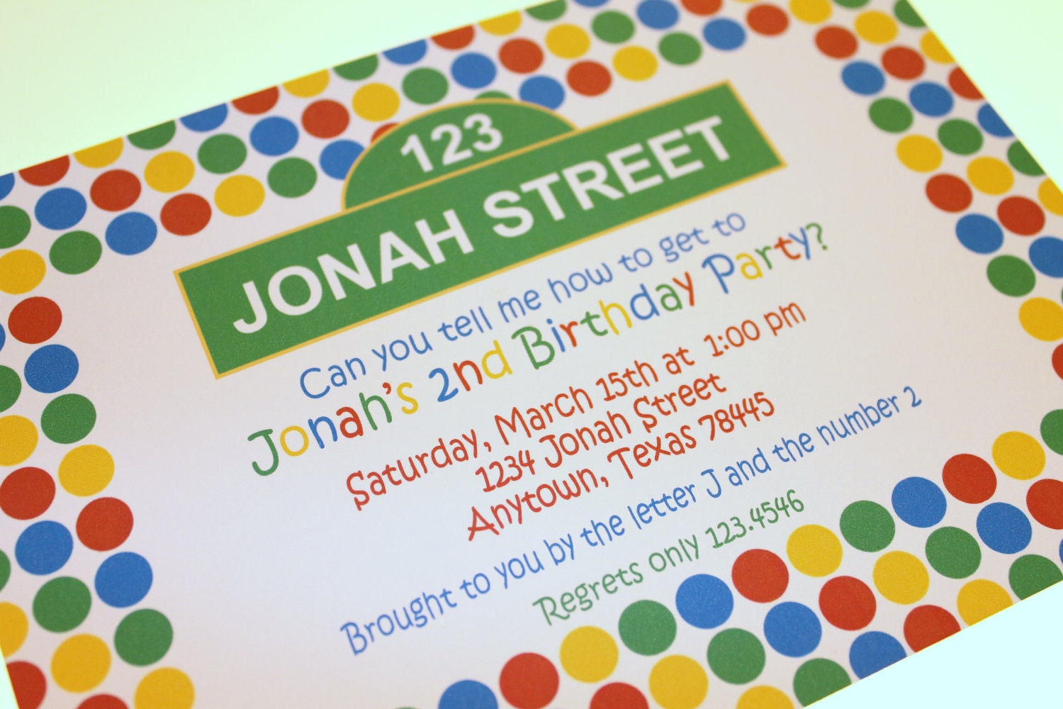 Sesame Street Birthday Invitations ... 1.00 each with envelope Il_570xn