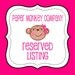 Custom listing for estee gabbai