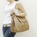 MAY Sale - Khaki Canvas Women Double Straps Shoulder Bag, Tote, Crossbody Messenger, Diapers Bag, Laptop, School Bag, Handbag - EZ