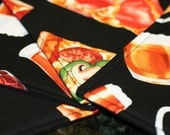 Quilted Coasters - Pizza and Beer (set of 4)