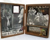 Original Mixed Media, 3d Box Assemblage - Story of a Failure to Notice