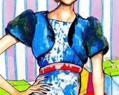 The Christmas Girl 8inx11in Art Print
