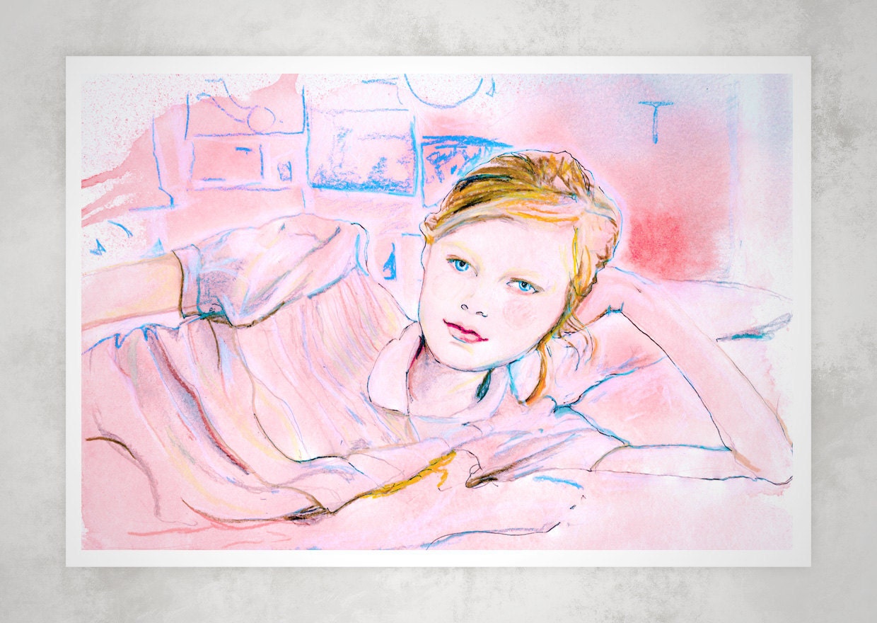 Hanne Gaby Odiele 13inX19in Art Print