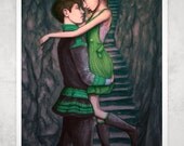 Lil' Finn and Samuel 13inX19in Art Print