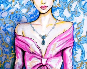 Christian Dior Haute Couture Spring 2011 8inx11in Color Art Print