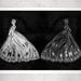 Double Butterfly Dress 13inX19in Art Print