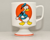 Vintage Donald Duck Pedestal Mug by Walt Disney Productions