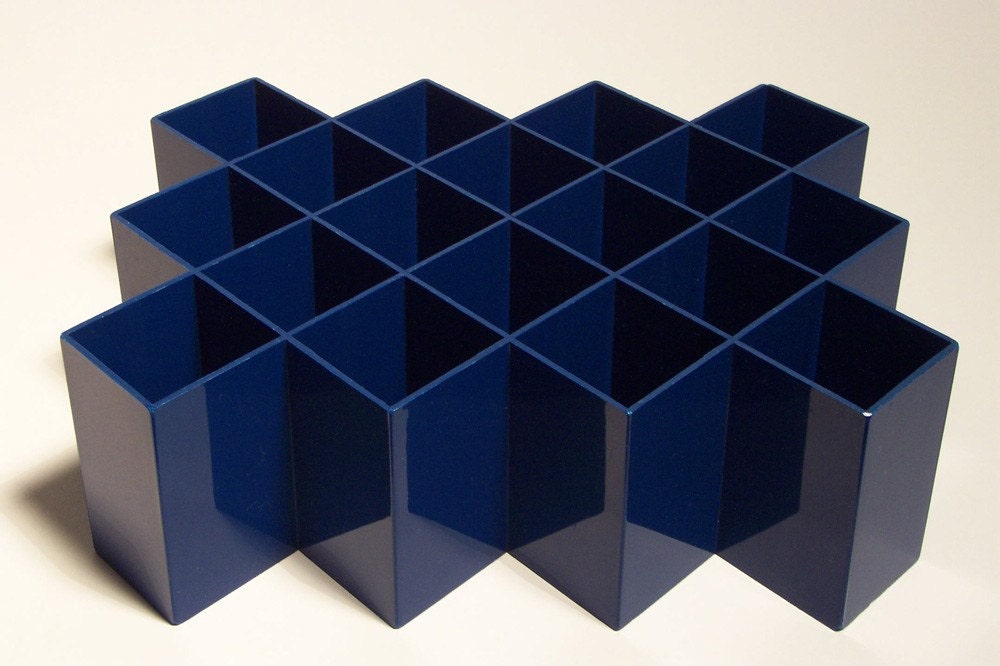 Mod Copco Blue Spice Rack Honeycomb Design by Lubge - Randel