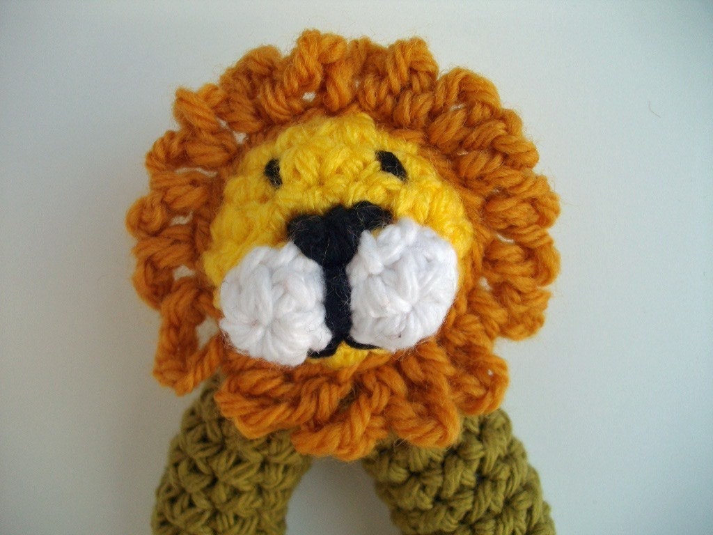 Crochet Lion Rattle Pattern