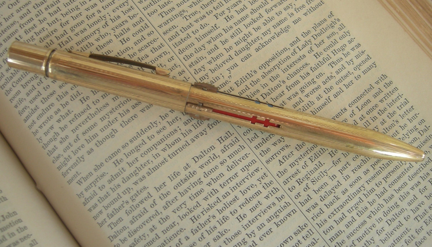 4 Color Mechanical Lead Pencil Norma Pencil by Vintageartshome