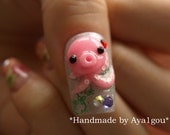 Nautical, Octopus nails, Japanese crazy nail art, 3D nails, Takochu, kawaii octopi