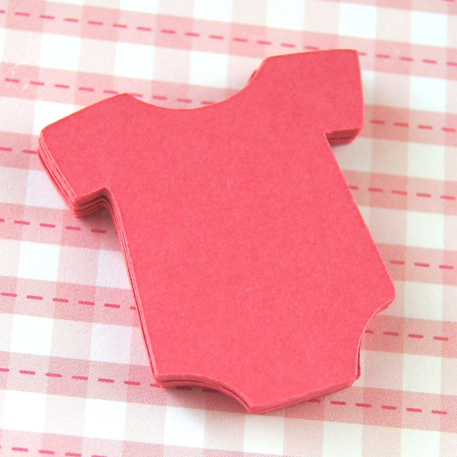 150 Die Cut Baby Onesie Tag Embellishments in by scrapbits on Etsy