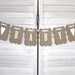 Custom banner DESIREE - rustic elegance - baby shower, baby photo shoot, home decor