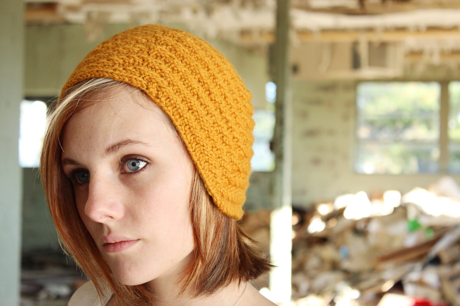 Wool Aviator Cap - Women's Knit Hat - Choose your COLOR