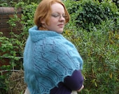 The Grateful Crane lace shawl - PDF knitting pattern