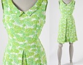 Vintage MOD Designer Dress Silk 1960's Gianni Baldini Pucci Contemporary