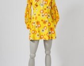 1960's MOD Daisy Mini Dress