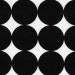 SALE - Disco Dot in Black by Michael Miller - 1 Yard