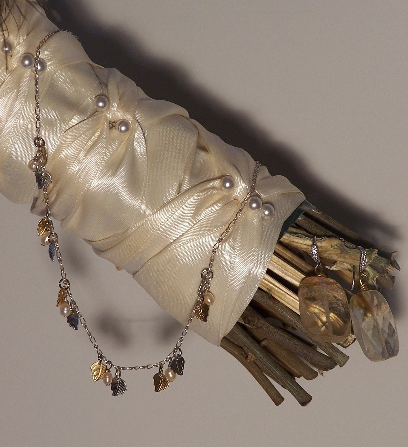 Custom Bridal Jewelry - Necklace and Earrings Set
