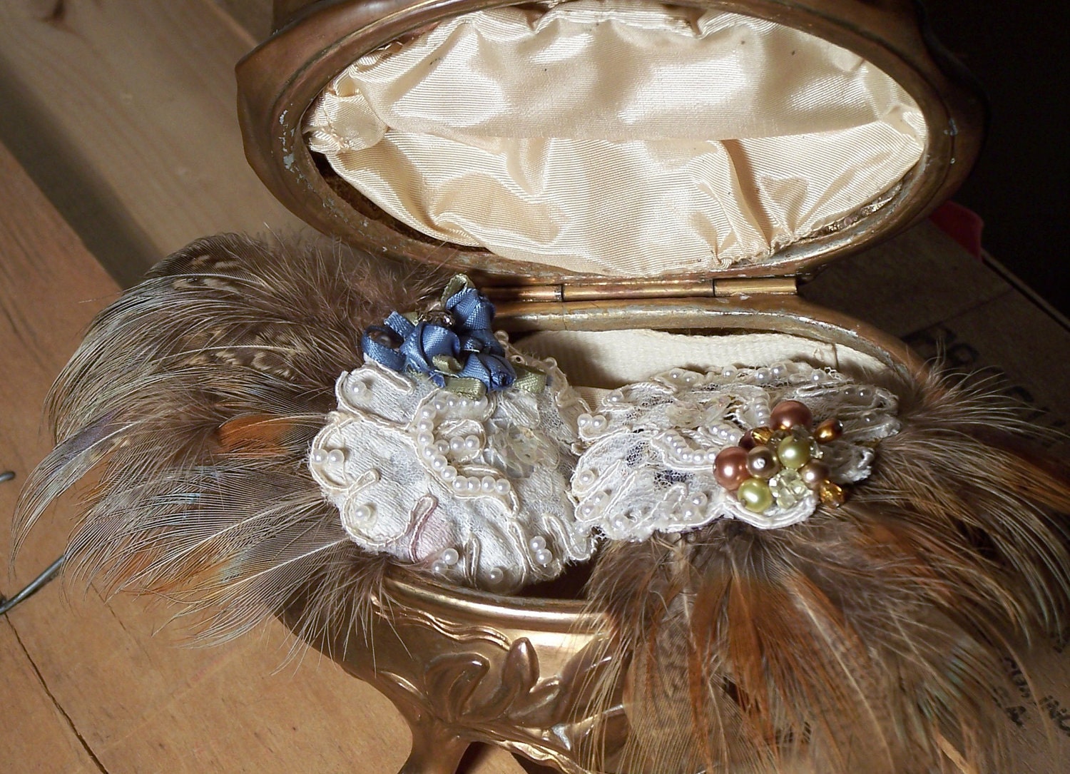 Natural Pheasant Feather Fascinator