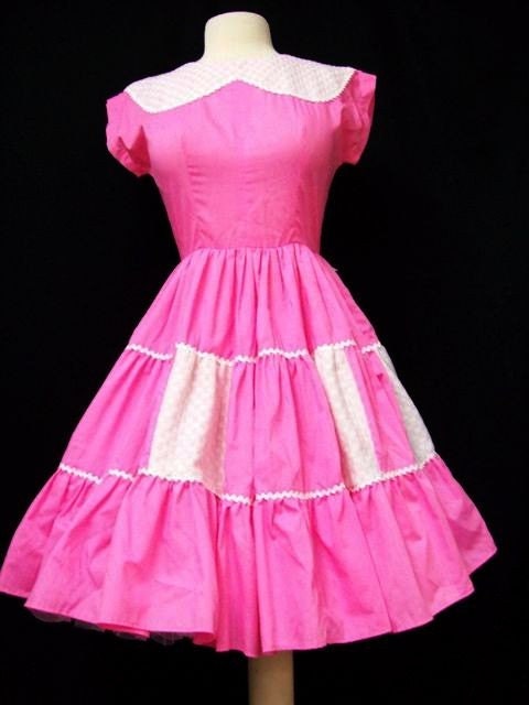 60's pink dress