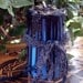 VEIL'S EDGE Occult Soy Candle w/ 6 Grael Herbs of Spellcasting and Black Jet for Otherworld Pathworking, Divination, Seance or Samhain Rites