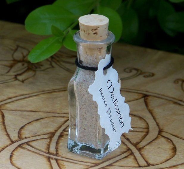 MEDITATION Spell Incense Powders for Contemplation, Spirituality, Meditative Practice, Kabbalistic Meditation, Tranquility, Trance Work