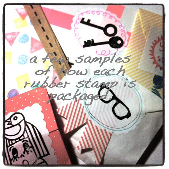 PEBBLES rubber stamps. hand carved rubber stamps - handmade rubber stamp - set of 6 - no1