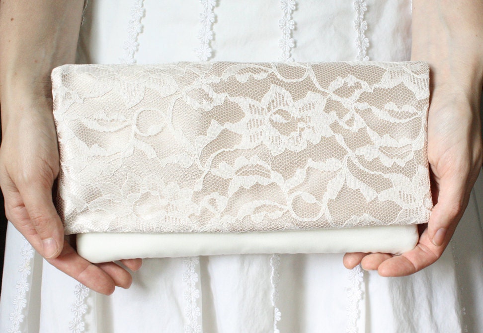 7 Bridesmaid Clutches - Wedding Clutch Purse - Bridesmaid Gift Idea - Design Your Own Bridal Collection