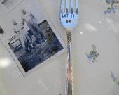 Let It Be. Vintage Handstamped Fork