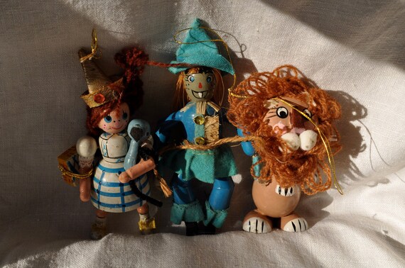 wizard of oz vintage 1970s christmas tree ornaments by wizard of oz vintage 1970s christmas tree ornaments by