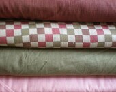 Khadi Organic Cotton Natural Vegetable Dyed - Half Yard Set - 2 yards total