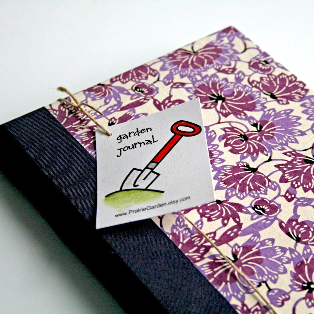 Garden Journal The Essentials with Purple Lotus Flower cover  - Available to Ship NOW