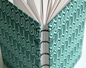 Coptic stitch Turquoise  Zig Zag cover