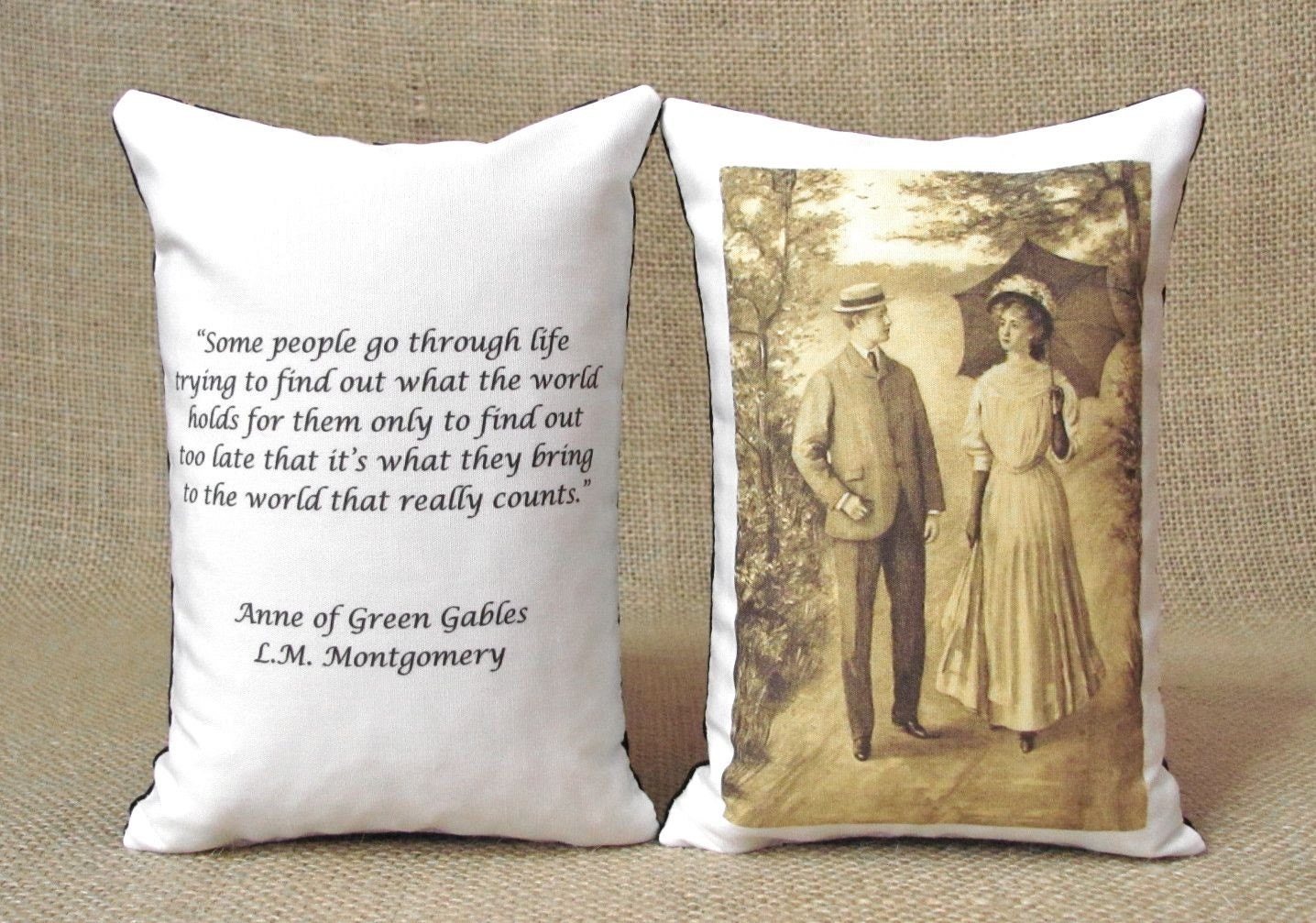 Anne Of Green Gables Bookends - Shelf Pillows