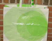 Upcycled Reusable market grocery tote bag