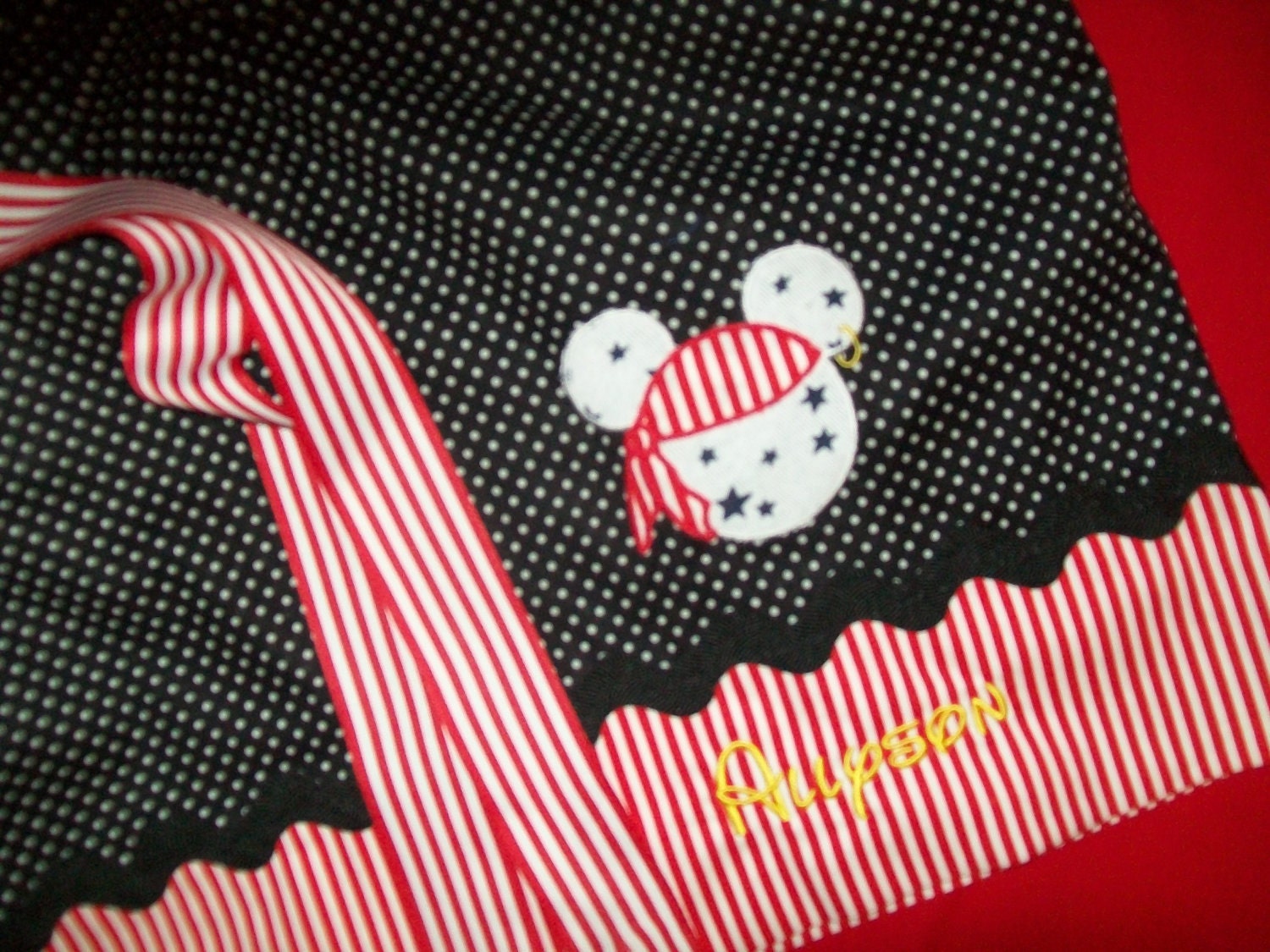 Disney Pirate Minnie or Mickey Mouse Pillowcase Dress
