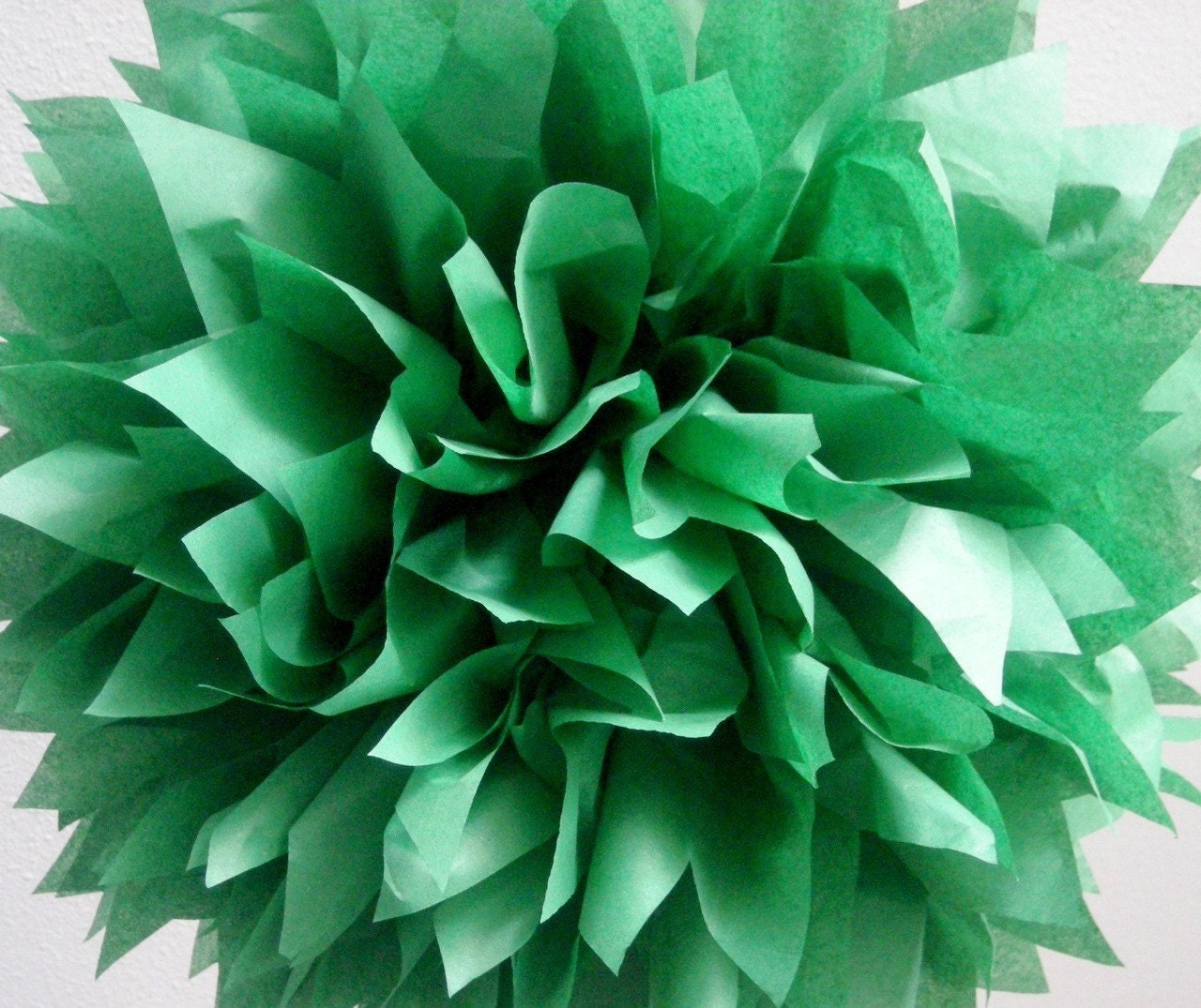 Evergreen ... 1 tissue paper pom // wedding decorations // holiday // christmas // birthday party decorations Il_170x135